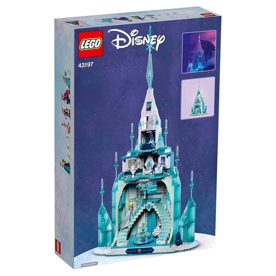 Disney - プレイアロング　最新 Amazon.com: LEGO® Disney The Ice Castle 43197 Building Toy